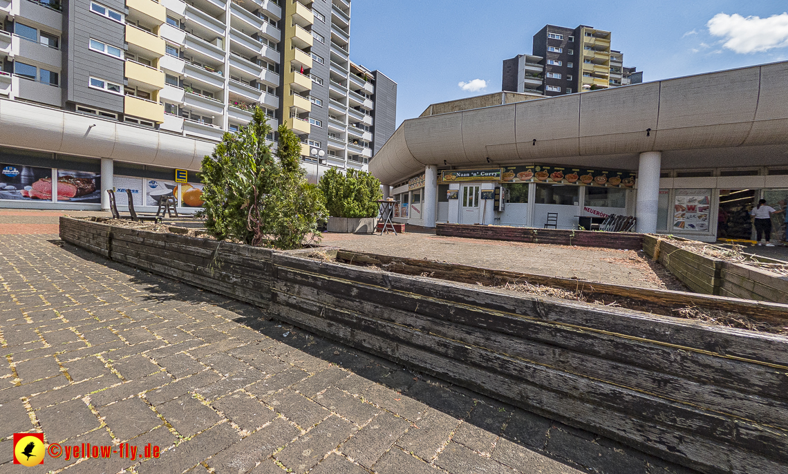 12.06.2023 - kein Grün mehr im Biergarten im Marx-Zentrum